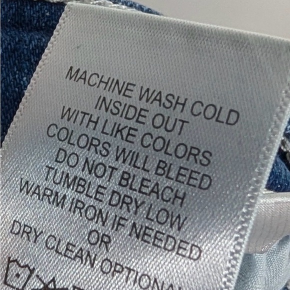 Floral Panel Blue Flare Jeans - Picture 8 of 11